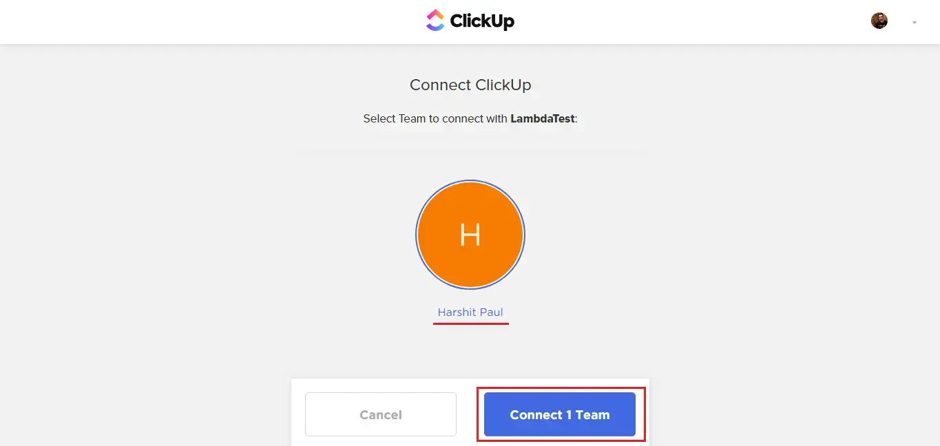 clickup integration connect
