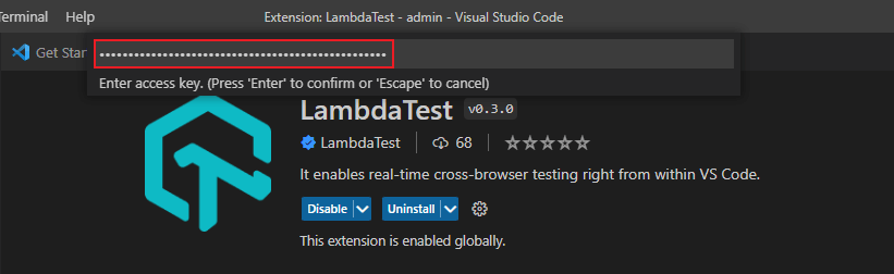LambdaTest User Profile
