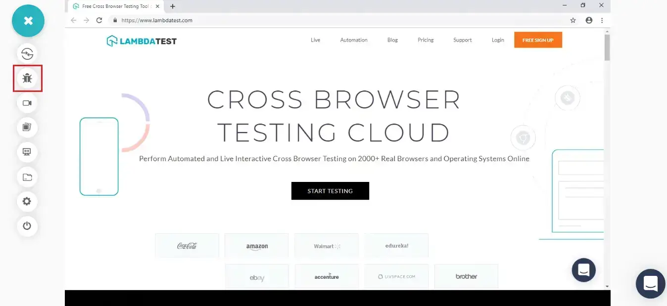 You can perform testing on your web-app for finding bugs