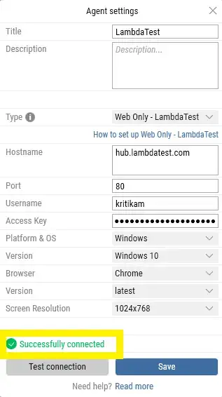 Leapwork Automation Test Connection