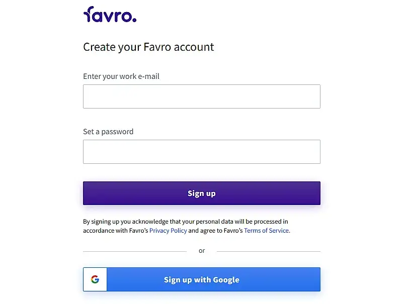 Fsvro Sign Up