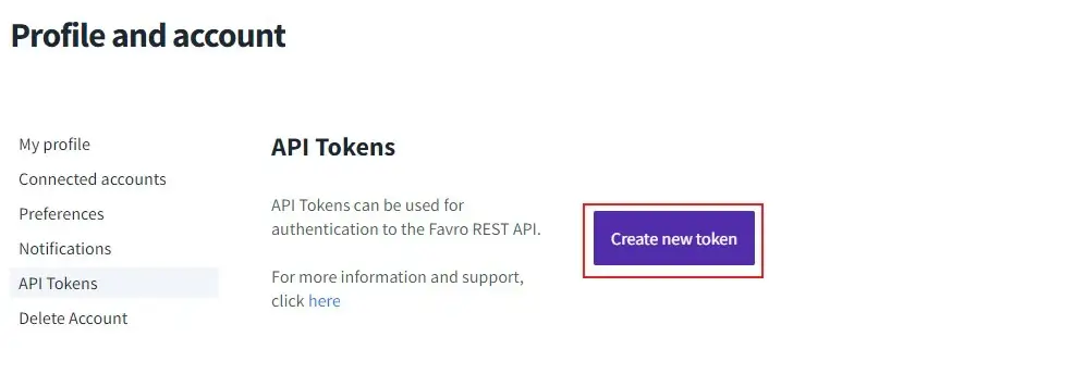 Creating access token