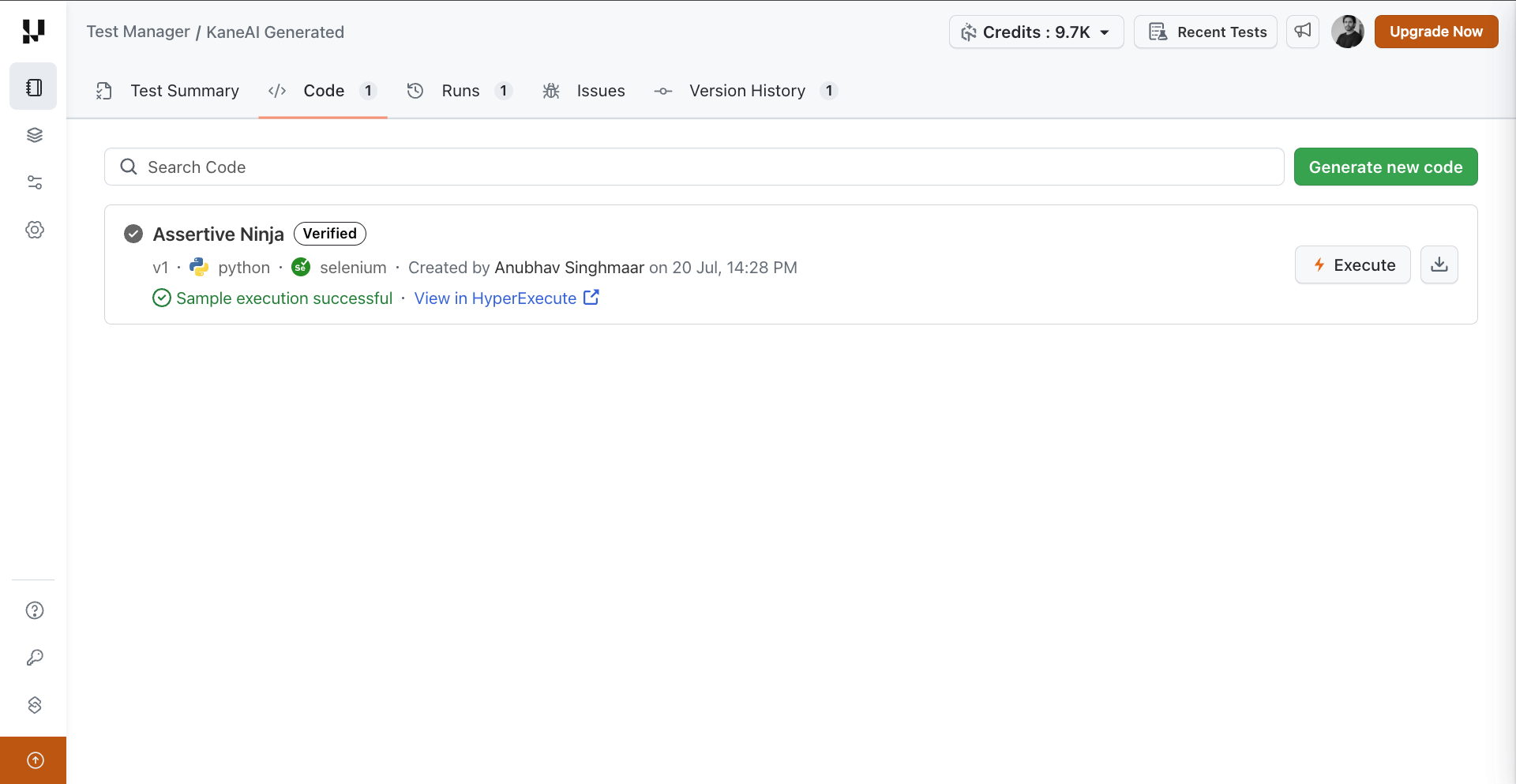 generated-code-listing