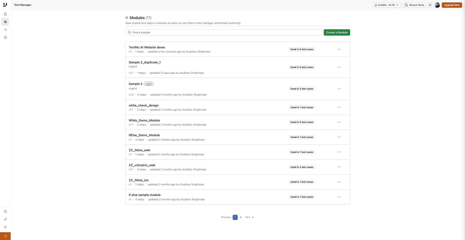 modules-listing