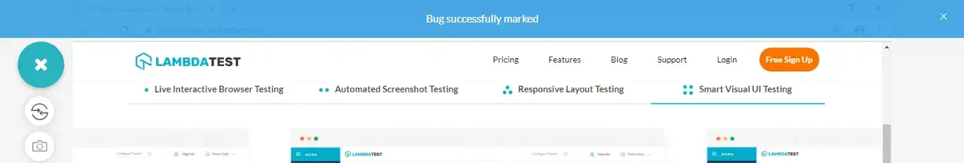 bug successfully marked
