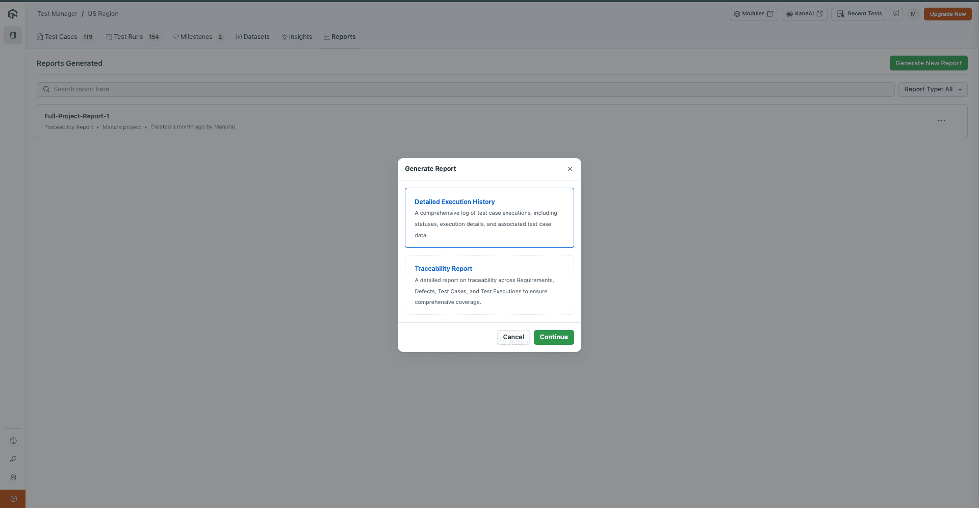 Reports Overview