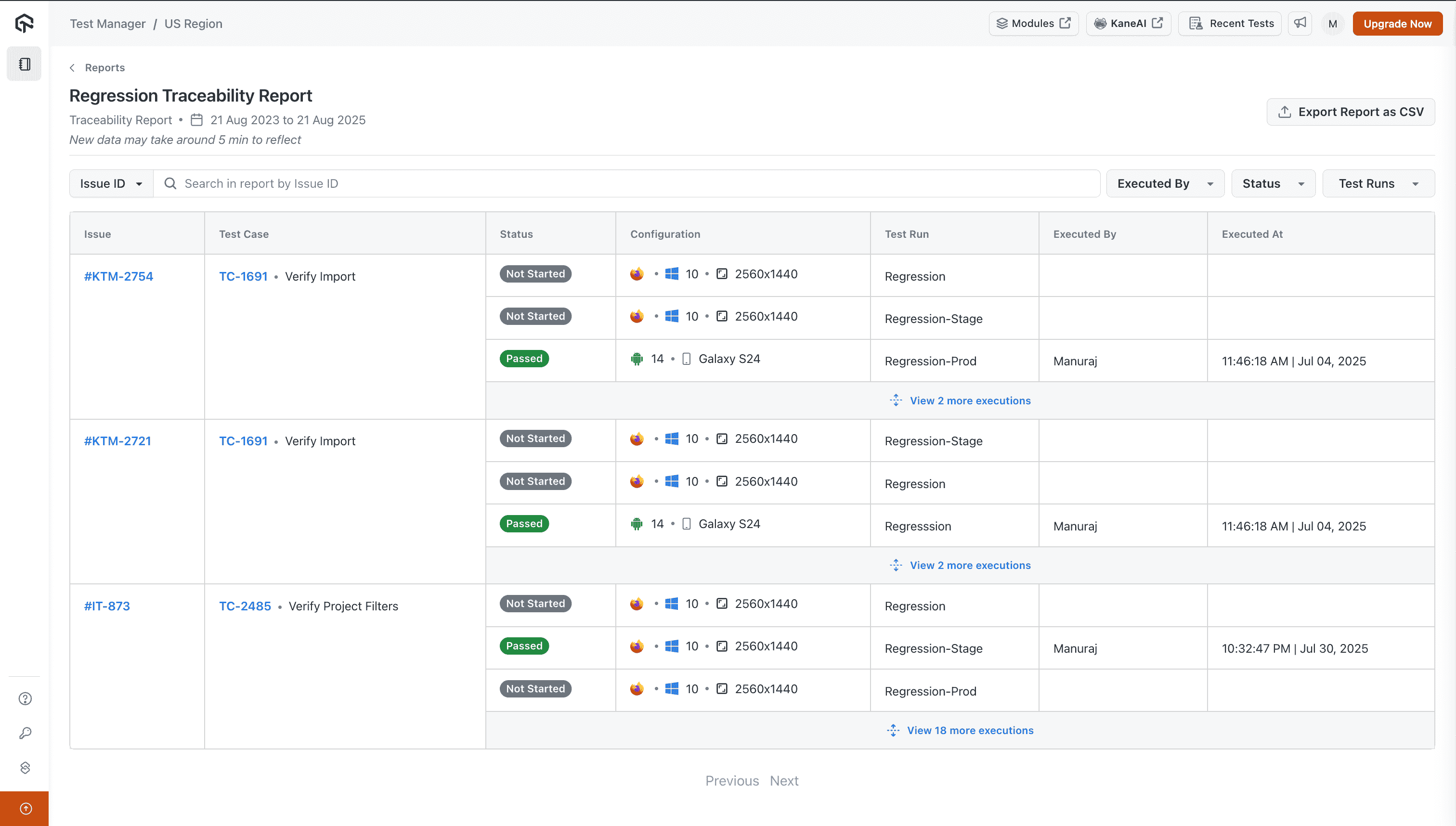 Reports Overview