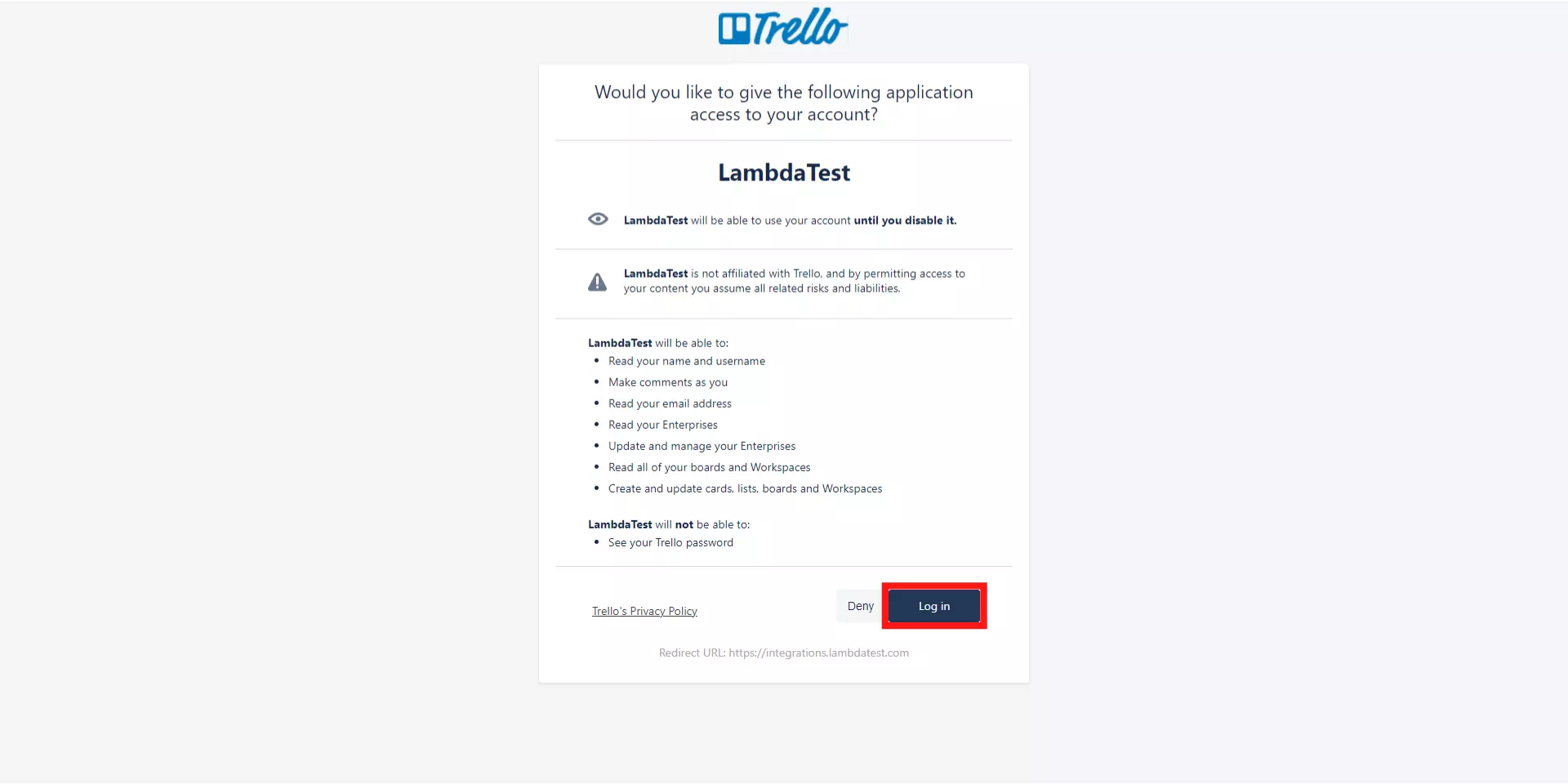 Integrate LambdaTest with Trello | LambdaTest | LambdaTest